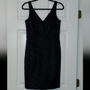 Ann Taylor Lace Overlay Little Black Dress Size 2